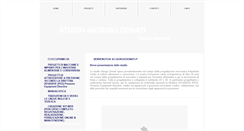 Desktop Screenshot of giorgiodonati.it